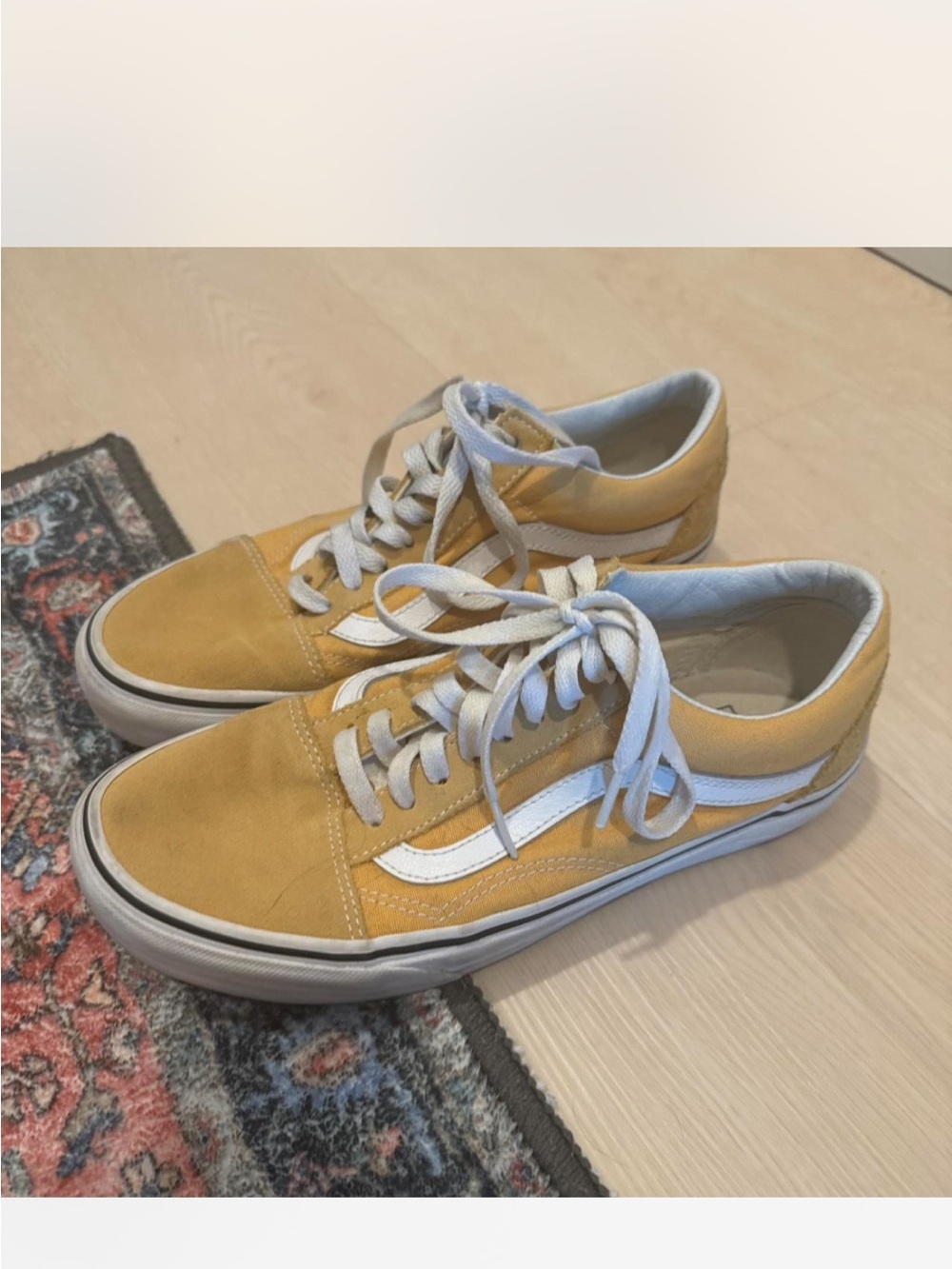 Mustard yellow Old School Vans